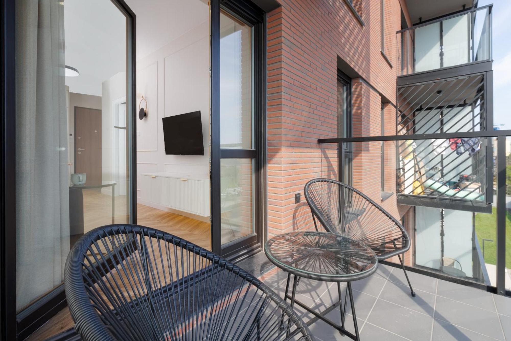 Sienna Grobla Apartment With View Of The Motlawa Terrace & Sauna, Gym By Noclegi Renters Gdańsk Kültér fotó
