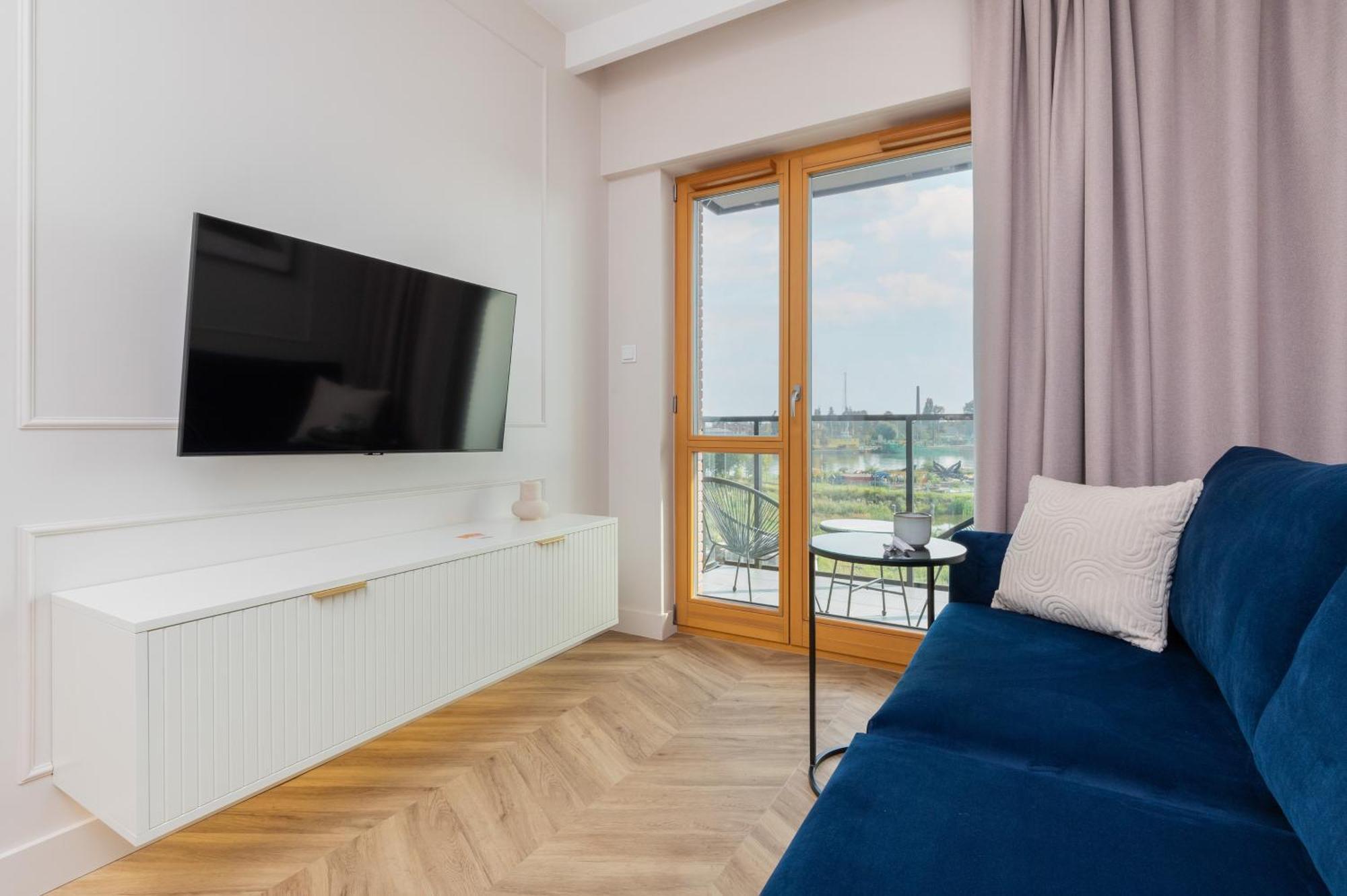 Sienna Grobla Apartment With View Of The Motlawa Terrace & Sauna, Gym By Noclegi Renters Gdańsk Kültér fotó