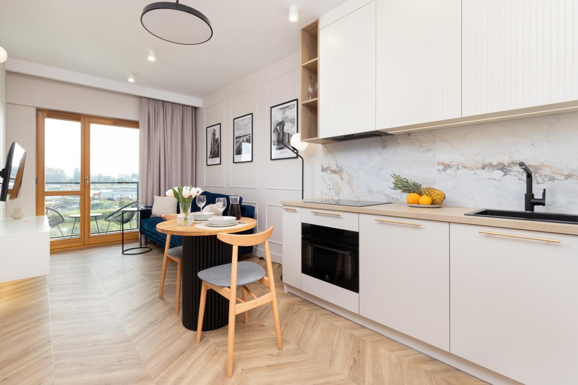 Sienna Grobla Apartment With View Of The Motlawa Terrace & Sauna, Gym By Noclegi Renters Gdańsk Kültér fotó